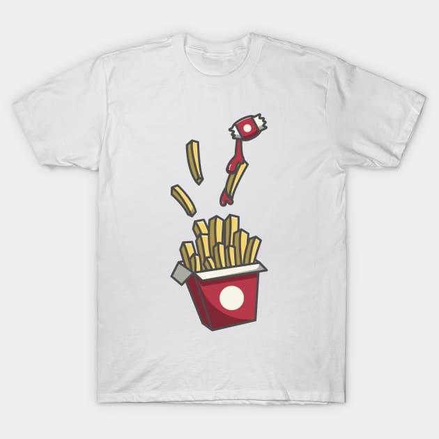 FRENCH FRIES T-Shirt by fflat hds